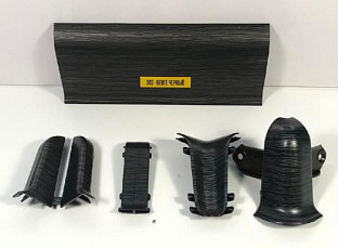 Плинтус Плинтус Ideal Comfort 55mm Венге черный 302 фото 1 | FLOORDEALER